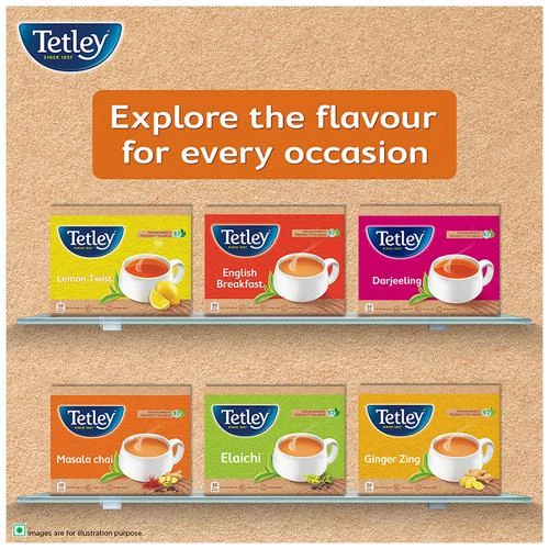 Tetley Masala Tea - Spiced & Flavourful Assam Blend,  100 g (50 Bags x 2 g each) -7.webp